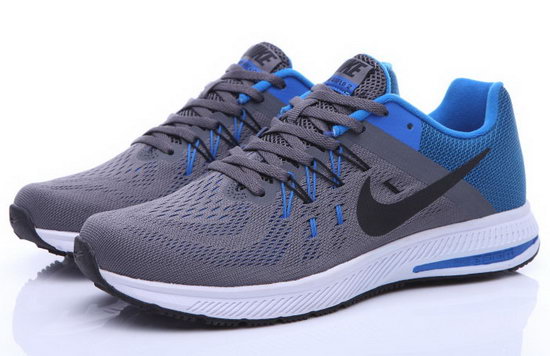 Mens Nike Zoom Winflo 2 Grey Blue 40-44 Reduced